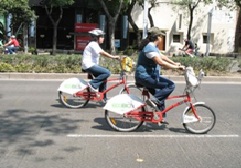 El uso de la bicicleta se intensificó en la avenida Reforma de la Ciudad de México