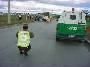 Menos accidentes de tránsito en Chile