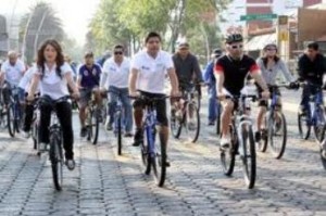 Normas de seguridad vial para ciclistas en Puebla, México