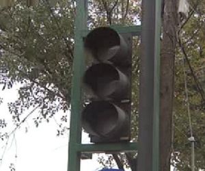 Semáforos reparados en San José del cabo en Baja California Sur