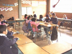 Educación vial para niños de primaria en San Luis potosí en México