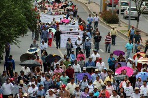 En Oaxaca se realiza marcha a favor de seguridad vial