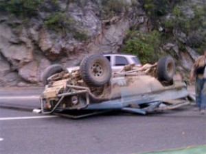 Patrullaje vial por semana santa en Caracas en Venezuela