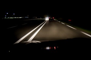 Miedo a conducir de noche