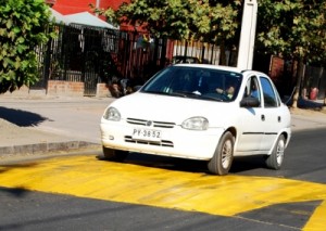 Normatividad  para resaltos reductores de velocidad en Chile