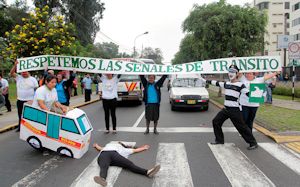No atropelles mis derechos es la nueva campaña vial que se está llevando a cabo en Lima