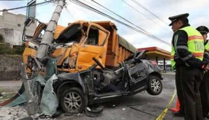 Causas de los accidentes de tránsito