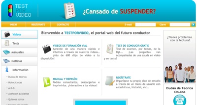 TESTPORVIDEO, la autoescuela en casa