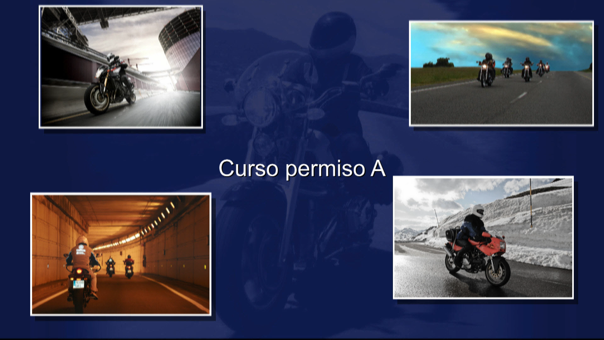 Nuevo vídeo curso para la realización del curso del permiso de la clase A. Motocicletas de más de 600 c.c.