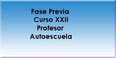 CURSO XXII PROFESOR FORMACIÓN VIAL: NUEVOS LISTADOS APTOS FASE PREVIA