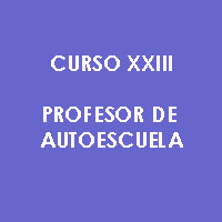Curso XXIII profesor autoescuela: publicados listados provisionales y fecha examen