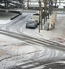 Conducir con hielo